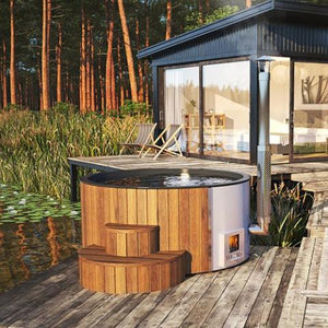 SaunaLife Model S4N Wood-Fired Hot Tub 0810127971974