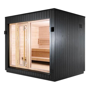 SaunaLife Model G7 Pre-Assembled Outdoor Home Sauna 0810041118981